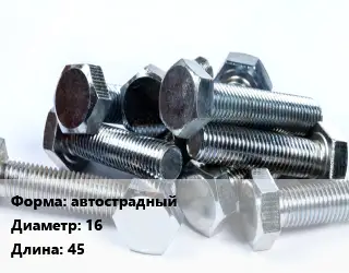 Болт автострадный 16х45
